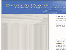 Tablet Screenshot of davislawdc.com